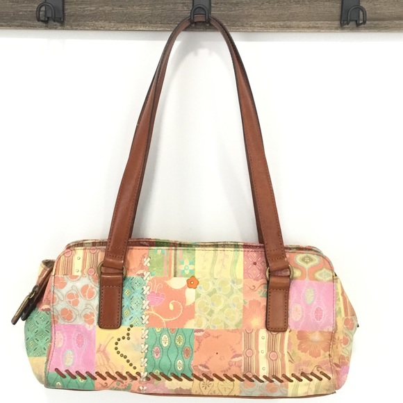 SALE 🚨 FOSSIL Vintage Boho Shoulder Bag - Picture 2 of 15